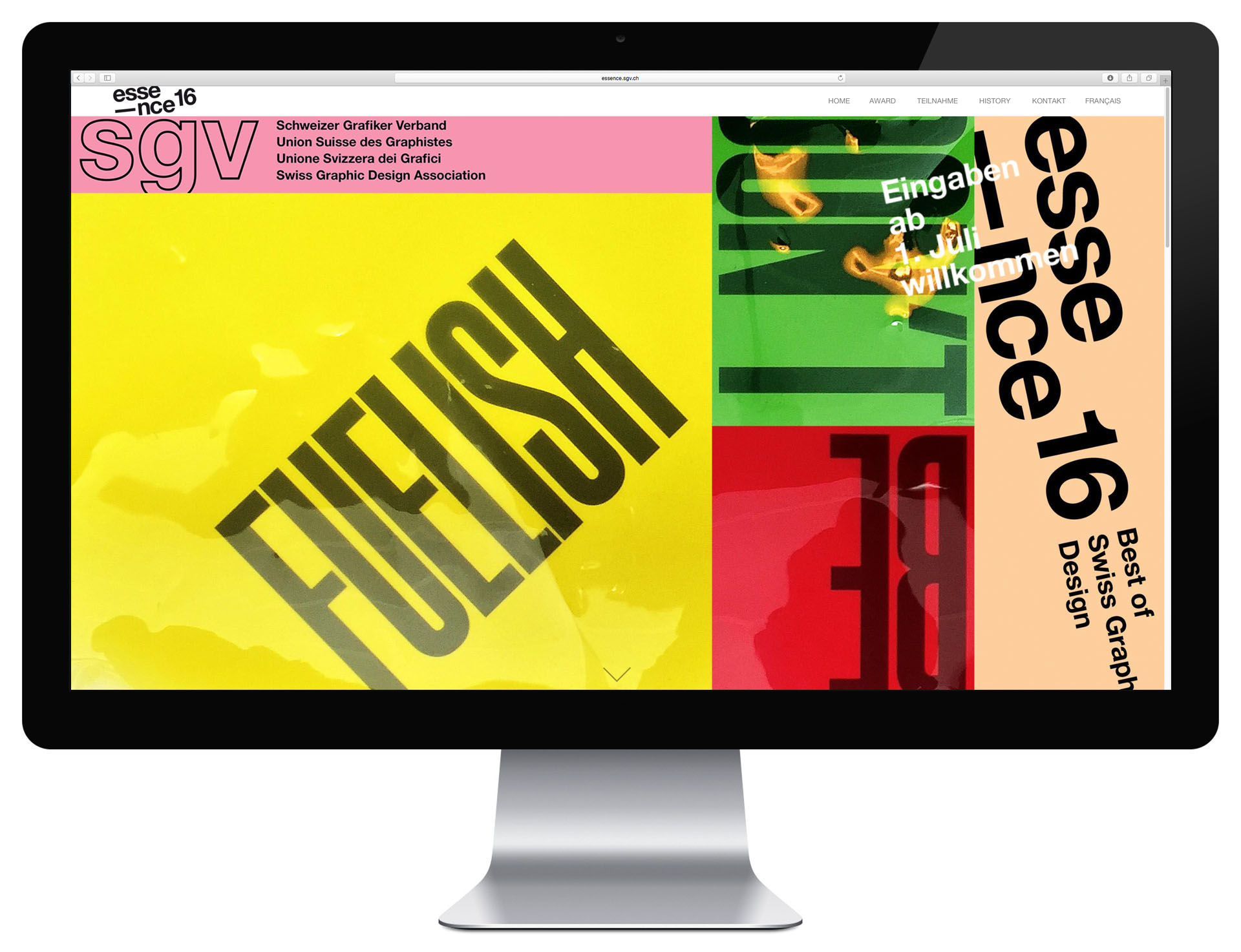 Essence 16 – Award-Website des SGV